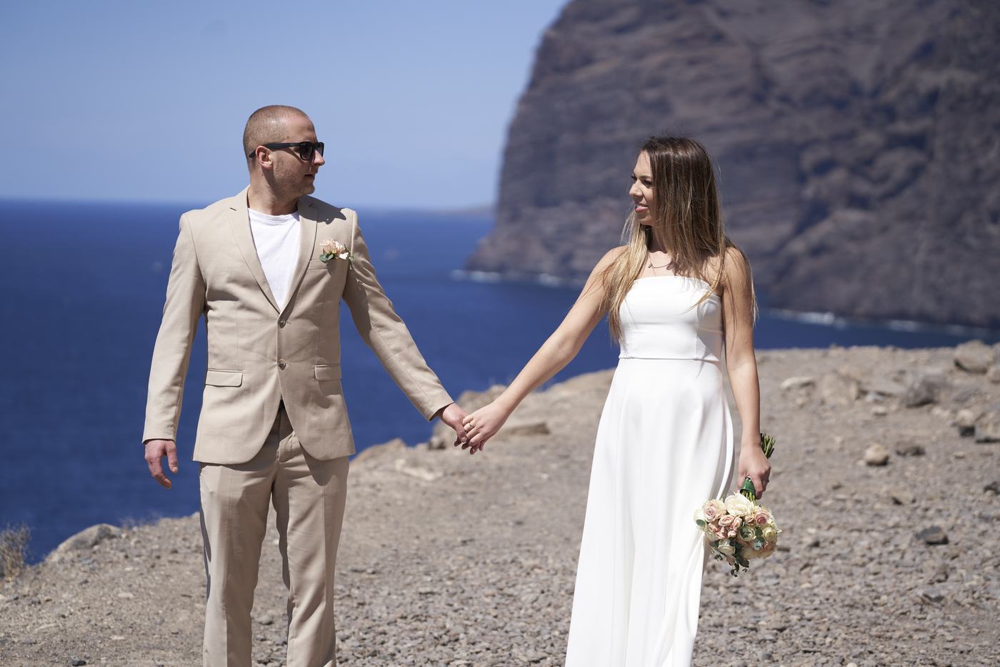 Simboliska kāzu ceremonija Tenerifē