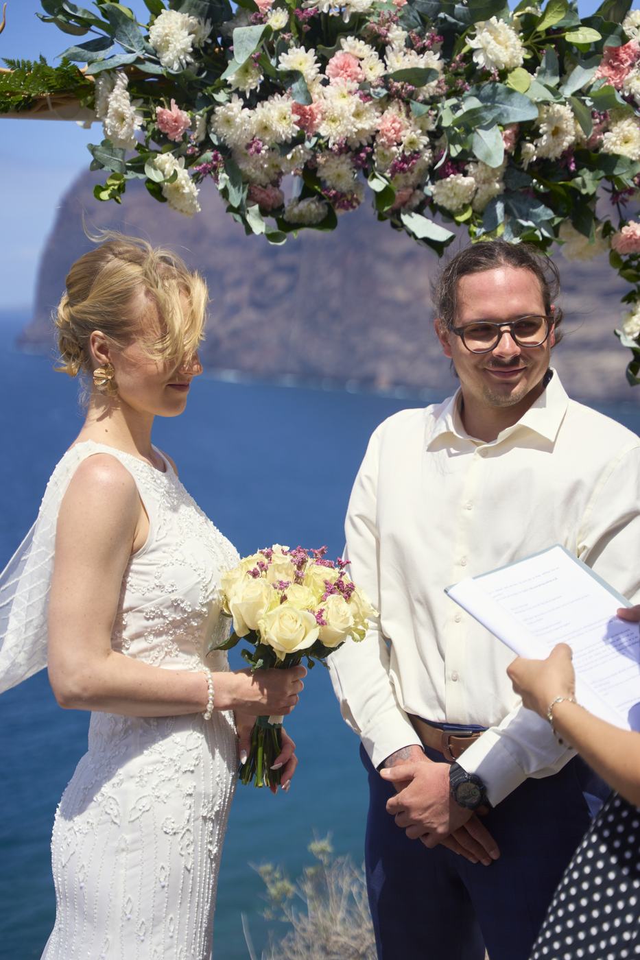 Simboliska kāzu ceremonija Tenerifē