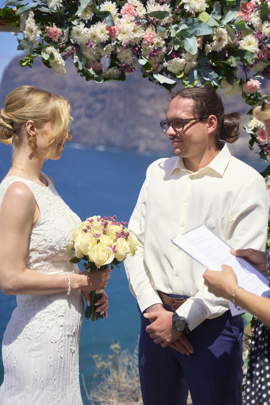 Simboliska kāzu ceremonija Tenerifē